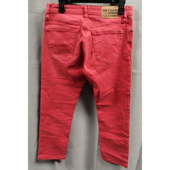 Hilfiger Denim Women's Red Straight Leg Jeans Size 30x32 SKU 2327 - Picture 2 of 7